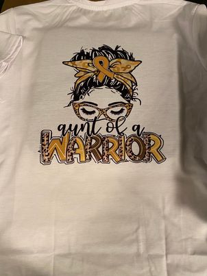 Aunt Of A Warrior T-Shirt