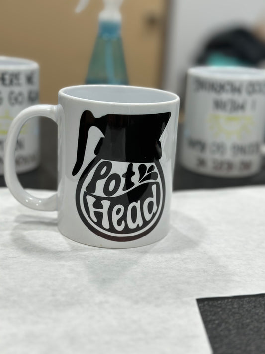Pot Head Coffee Cup